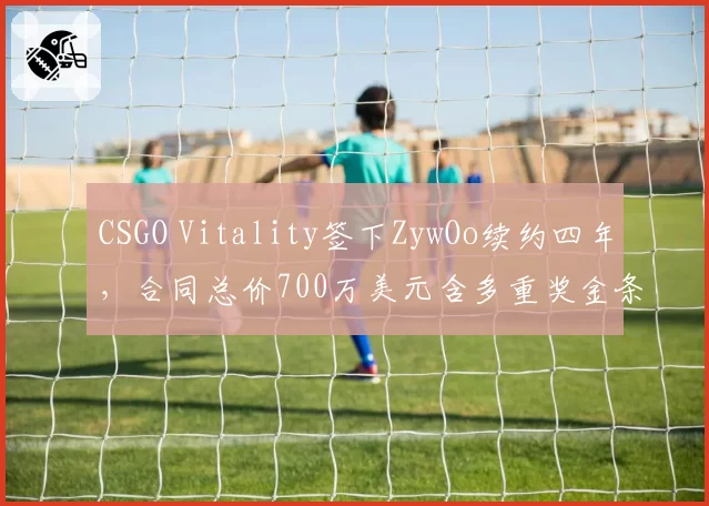 CSGO Vitality签下ZywOo续约四年，合同总价700万美元含多重奖金条款